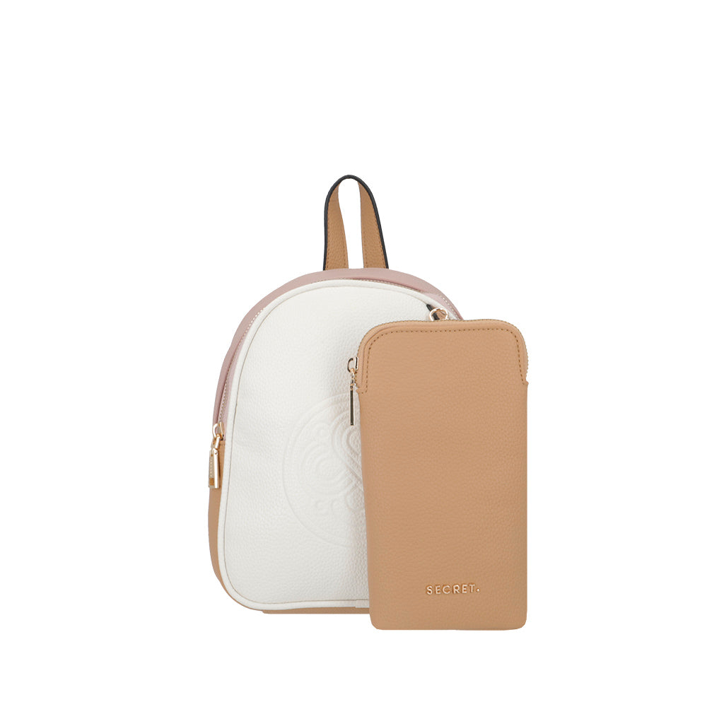 Mochila Glasgow blanca pequeña