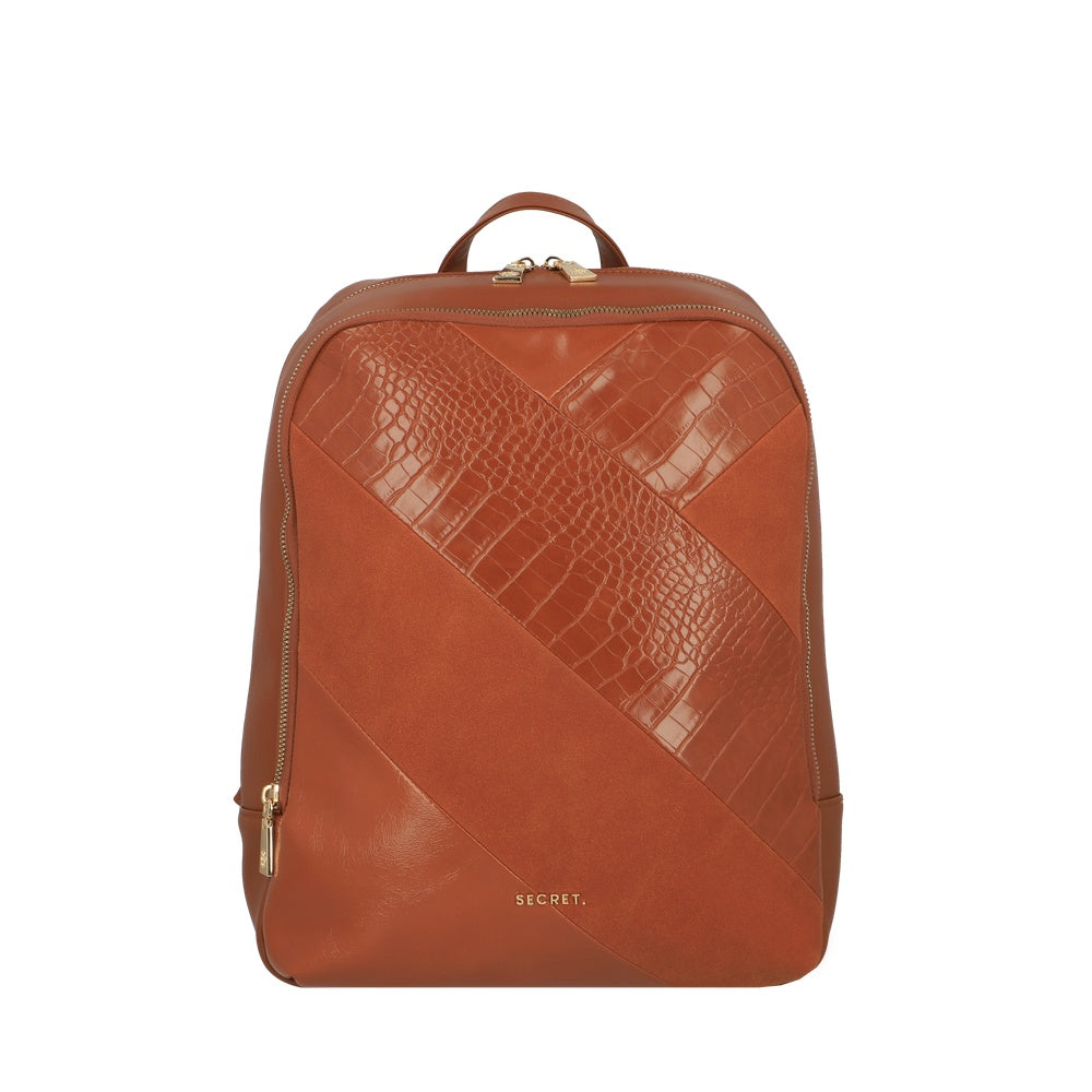 MOCHILA PARA NOTEBOOK EDE FW25 CAFÉ MEDIO XL