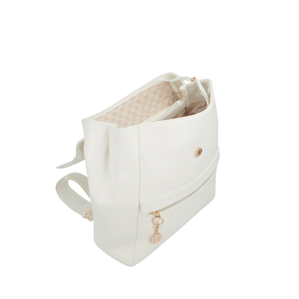 BACKPACK L SICILIA SS25 BLANCO