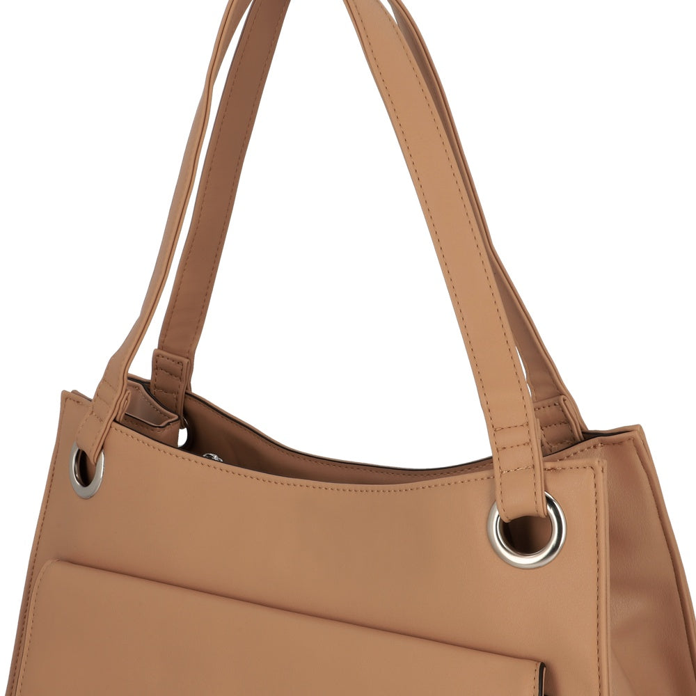 CARTERA DE HOMBRO SEVILLA FW25 TOSTADO L 3DV