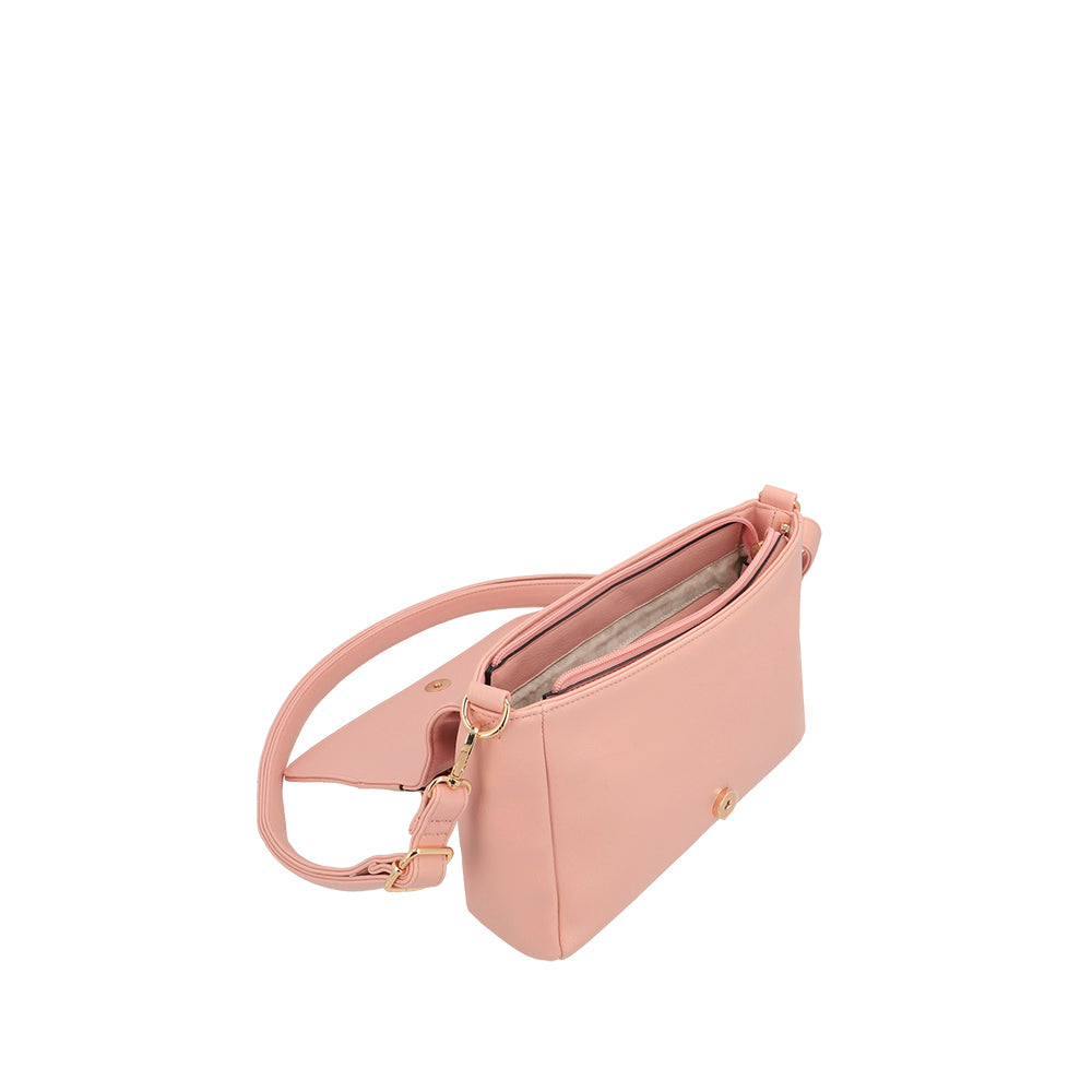 BANDOLERA LISSE FW25 ROSADO M