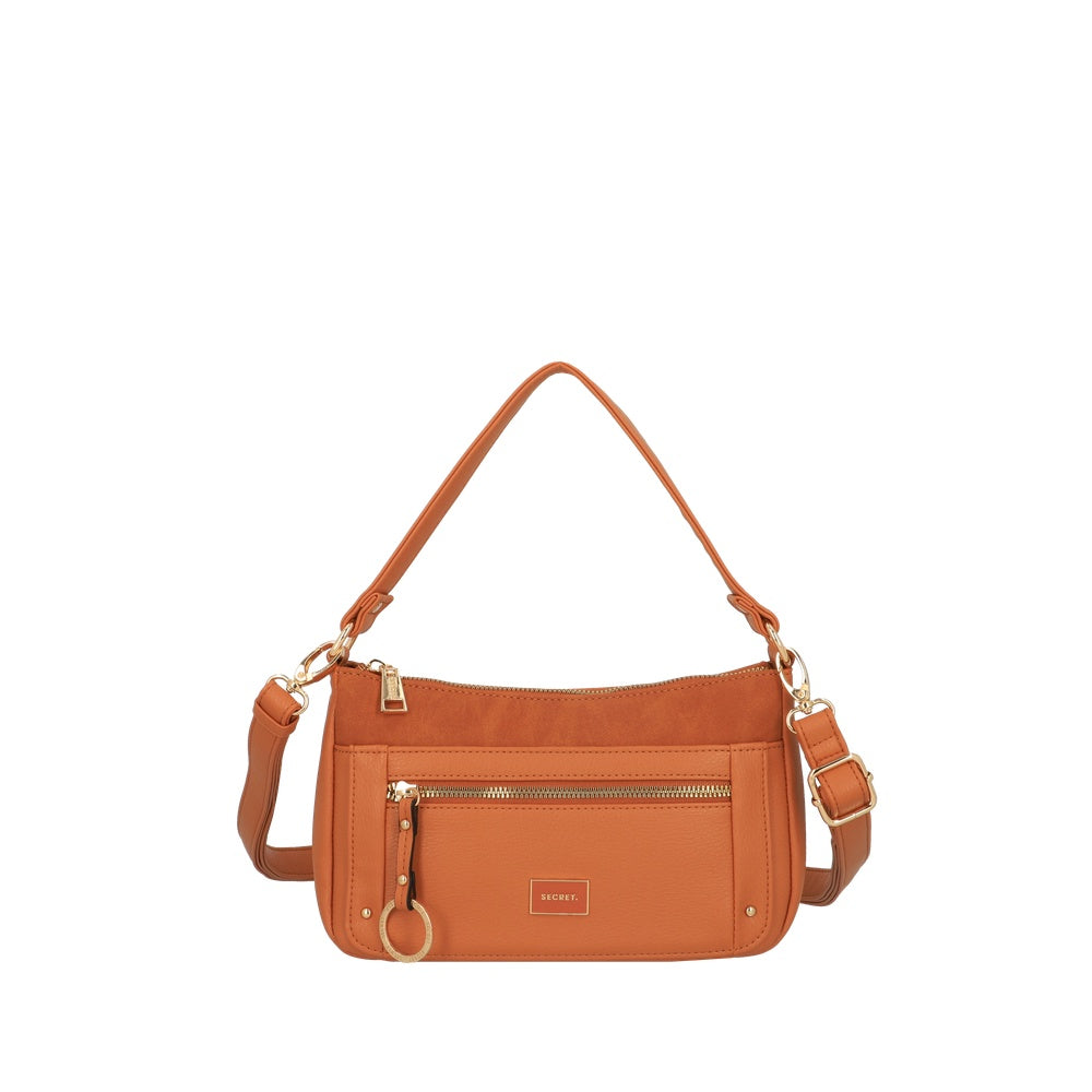BANDOLERA LOURDES FW25 CAFÉ MEDIO S