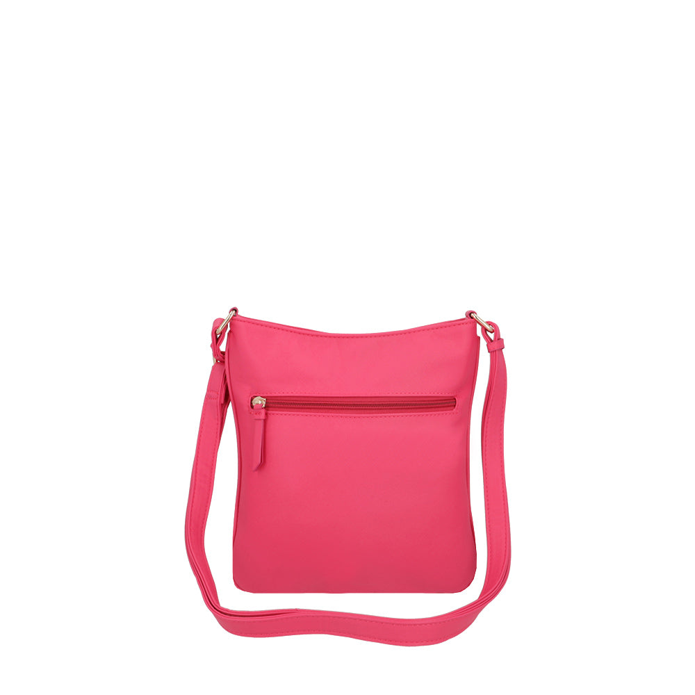 Bandolera Milan fucsia pequeña