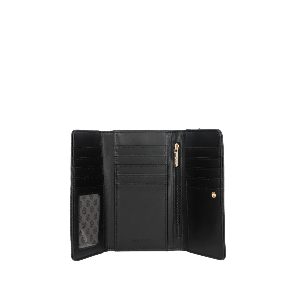 BILLETERA PROVENZA FW25 NEGRO L