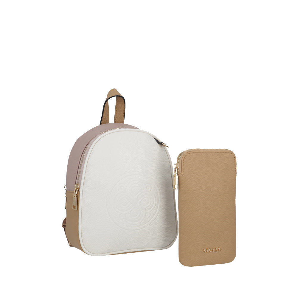 Mochila Glasgow blanca pequeña