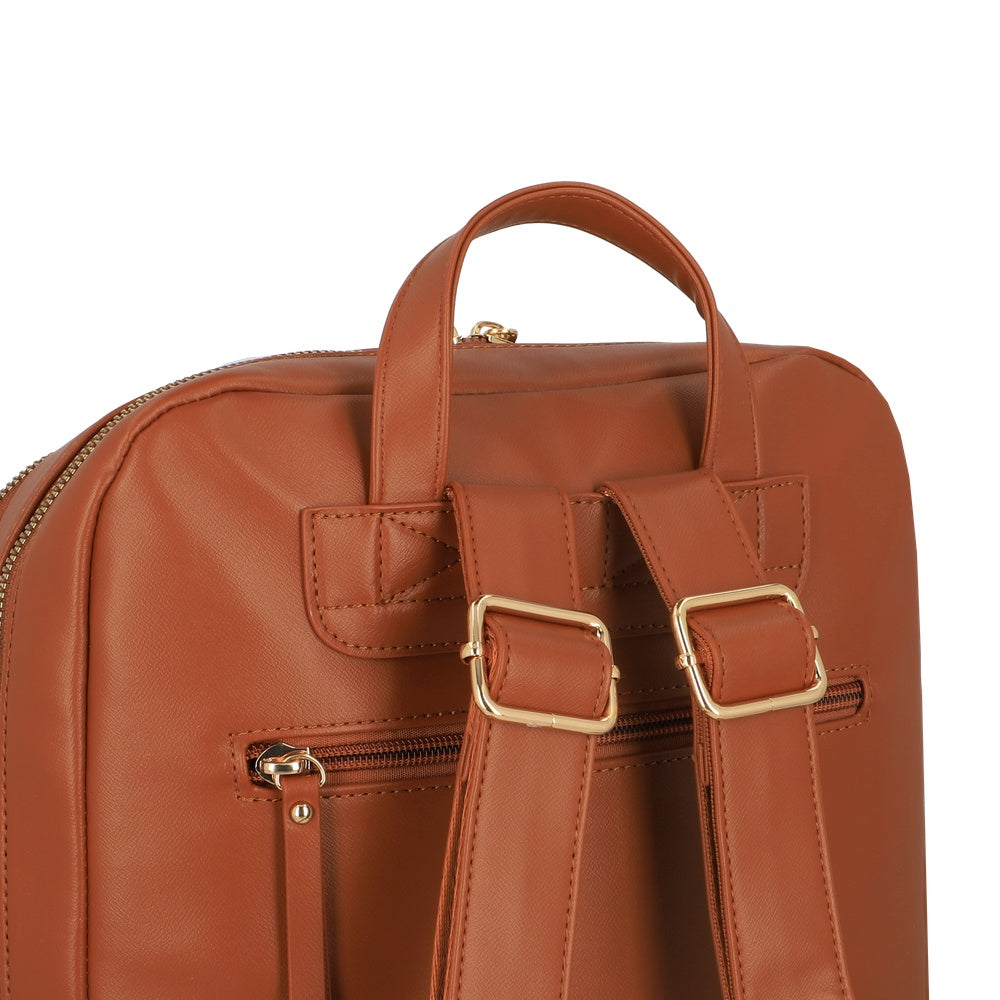 MOCHILA PARA NOTEBOOK EDE FW25 CAFÉ MEDIO XL