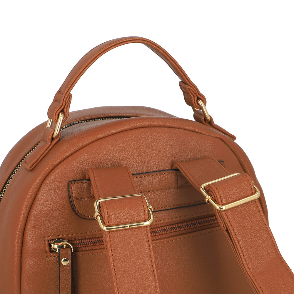 MOCHILA LISSE FW25 CAFÉ M