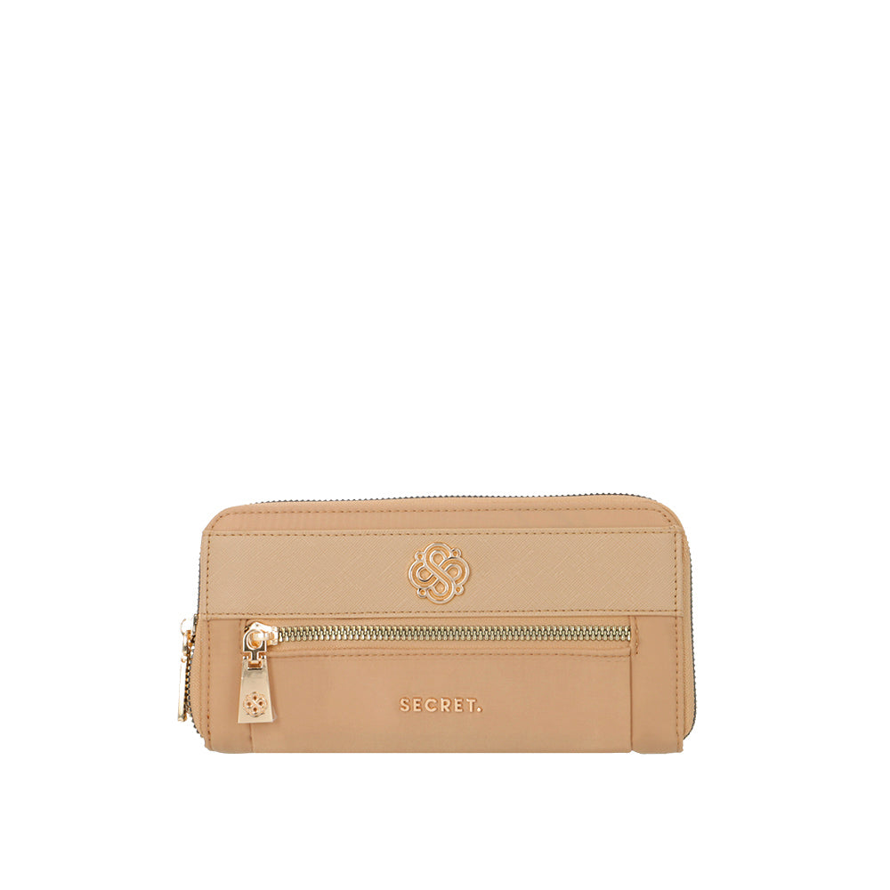 Billetera Zurich beige