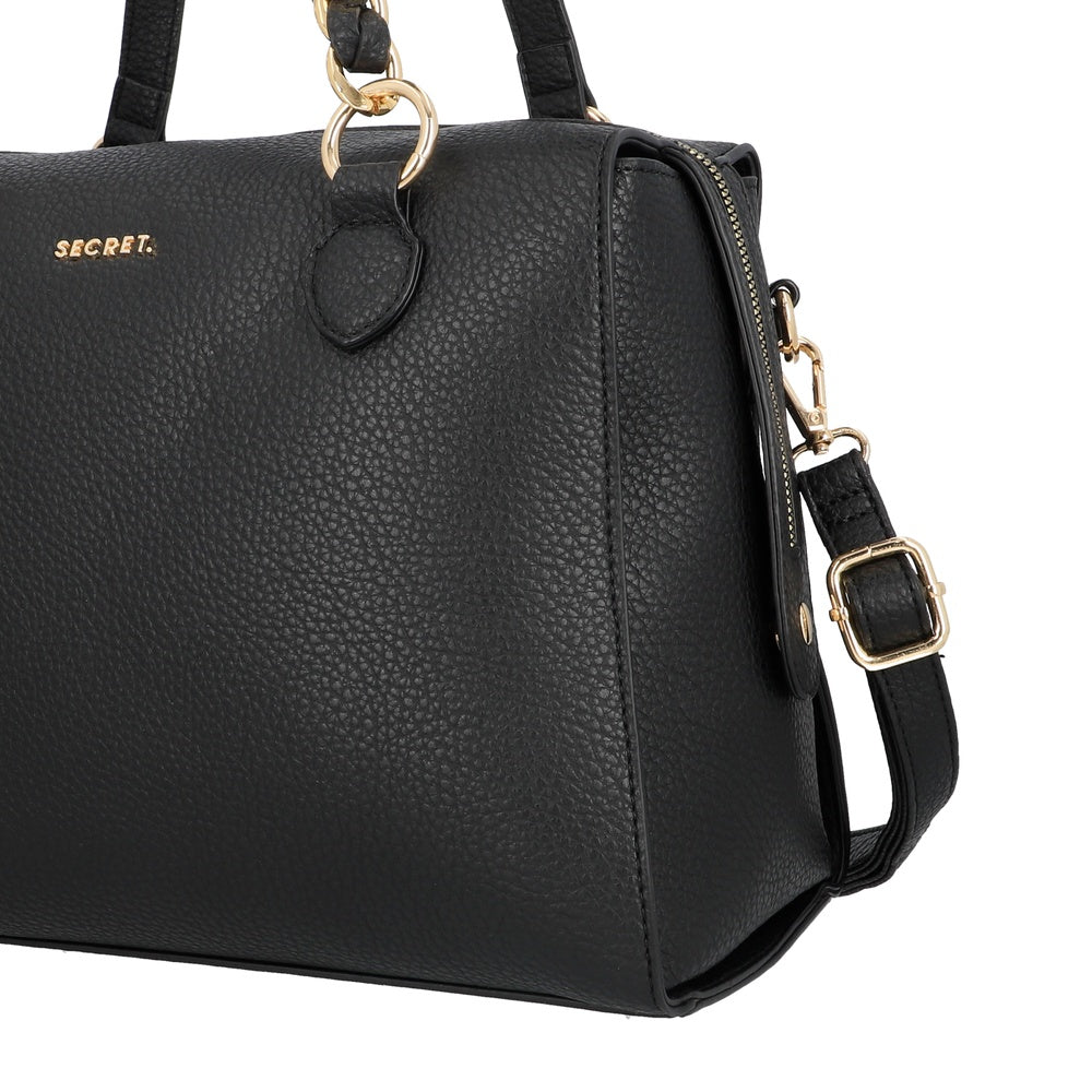 CARTERA DE MANO MALLORCA FW25 NEGRO M
