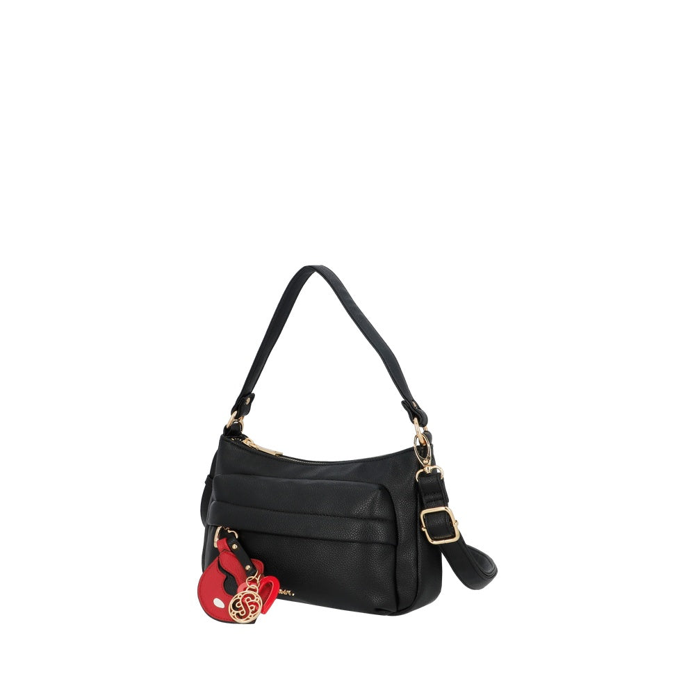 BANDOLERA TERUEL FW25 NEGRO S