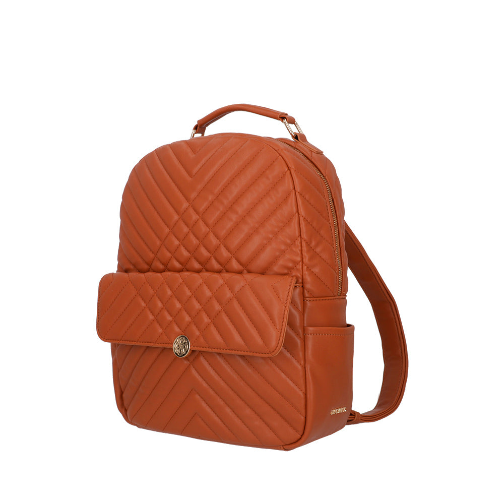 MOCHILA MILAN FW24 CAFÉ MEDIO L