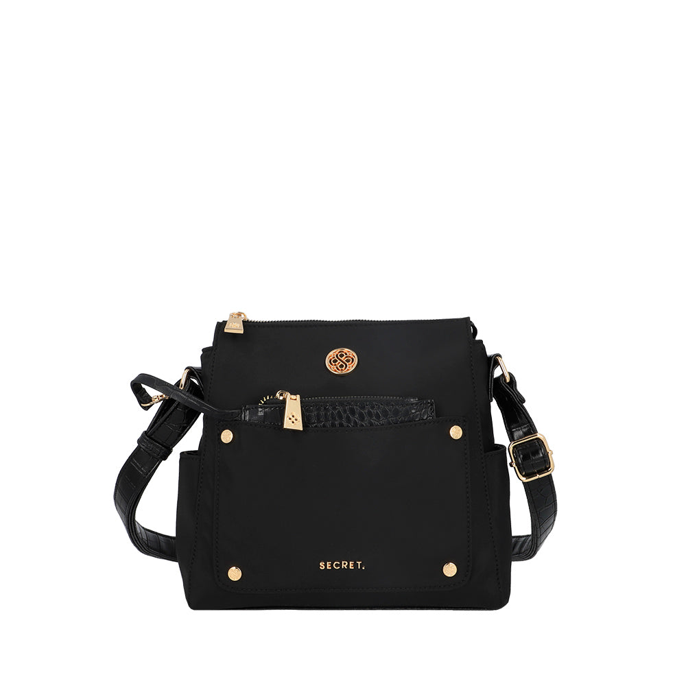 BANDOLERA GIRONA FW25 NEGRO M