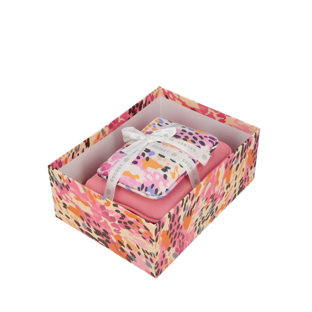 SET 3 COSMETIQUEROS MIAMI FW25 FUCSIA TU