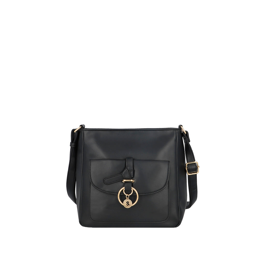 BANDOLERA MANTUA FW25 NEGRO M