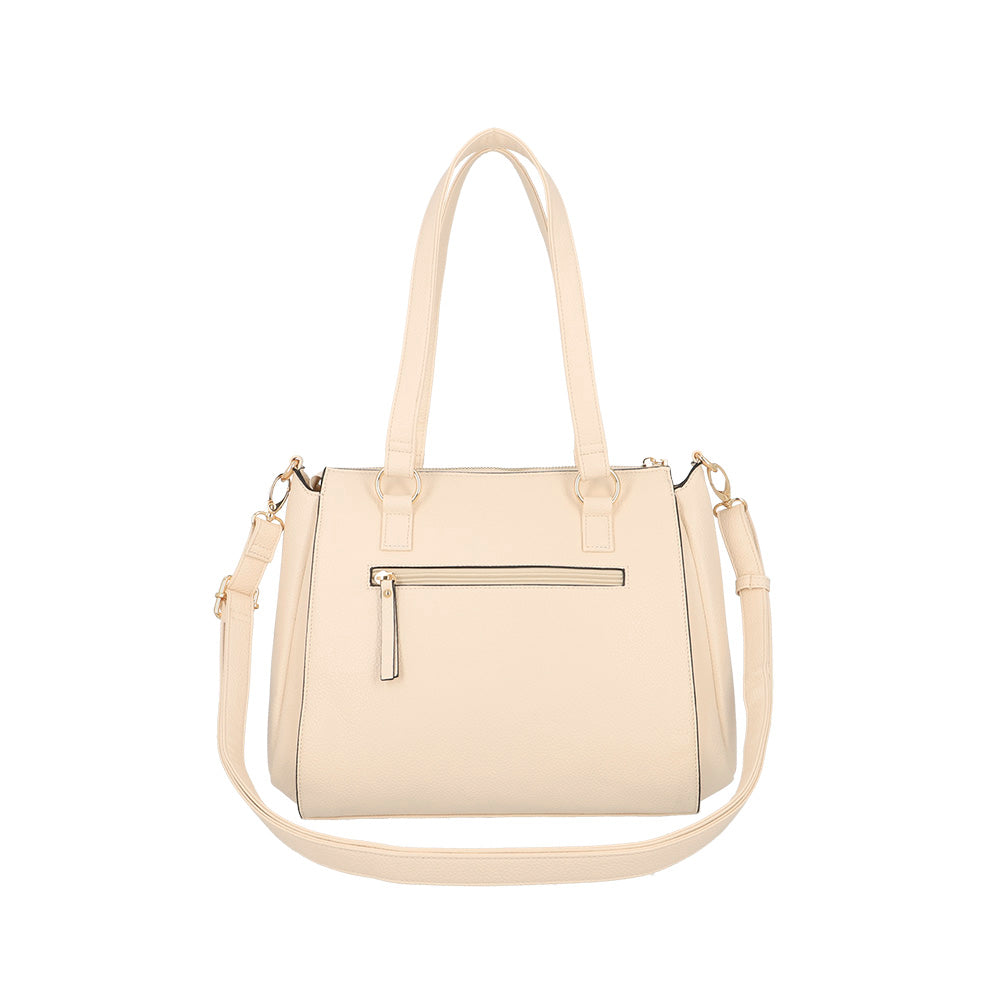 CARTERA DE HOMBRO RIGA FW25 BEIGE L