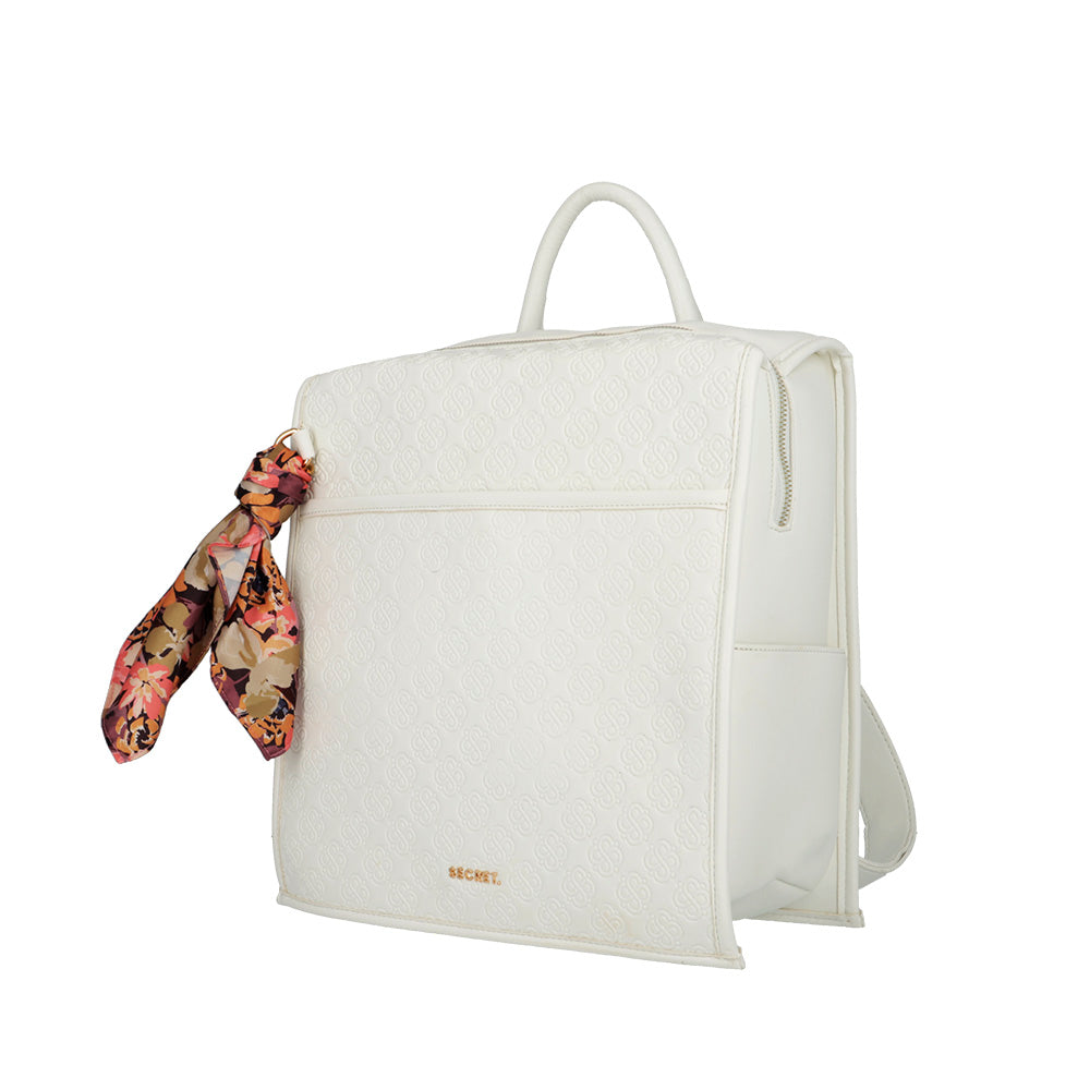 BACKPACK L CALABRIA SS25 BLANCO