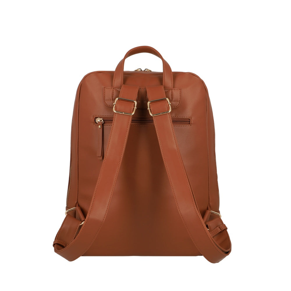 MOCHILA PARA NOTEBOOK EDE FW25 CAFÉ MEDIO XL