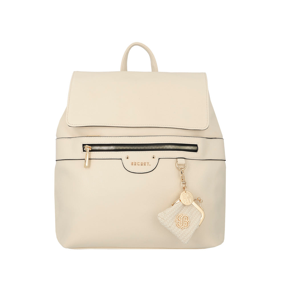 MOCHILA LISSE FW25 BEIGE L