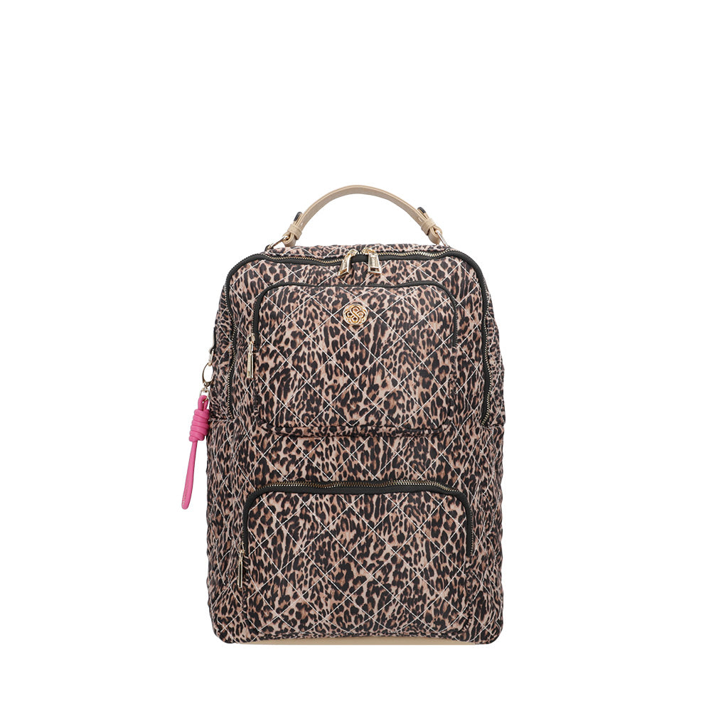 Mochila para notebook Ginza 14" leopardo