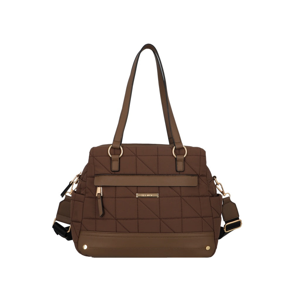 CARTERA DE HOMBRO ASPEN FW25 CAFÉ L