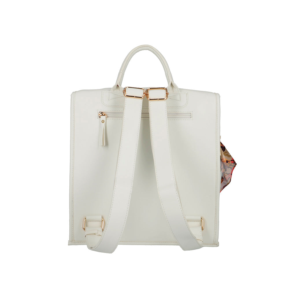 BACKPACK L CALABRIA SS25 BLANCO