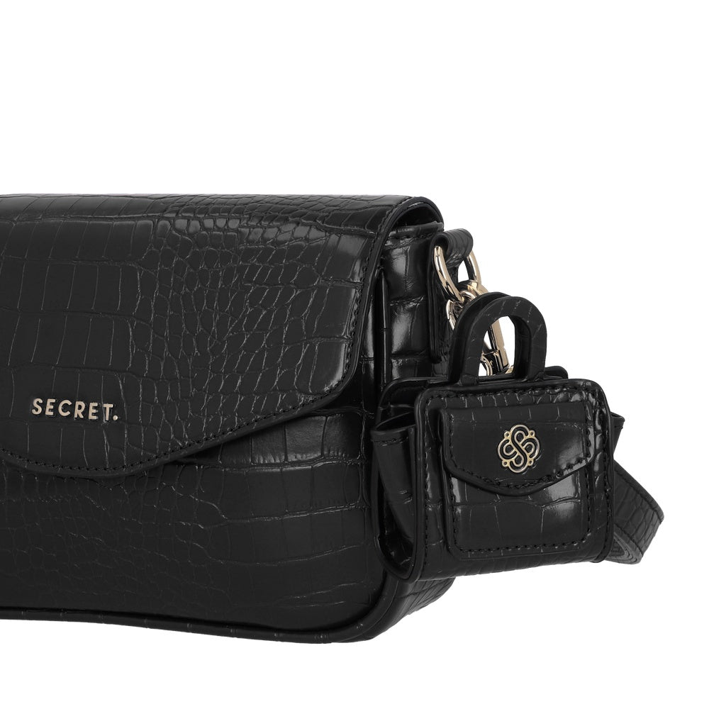 BANDOLERA BUCAREST FW25 NEGRO S