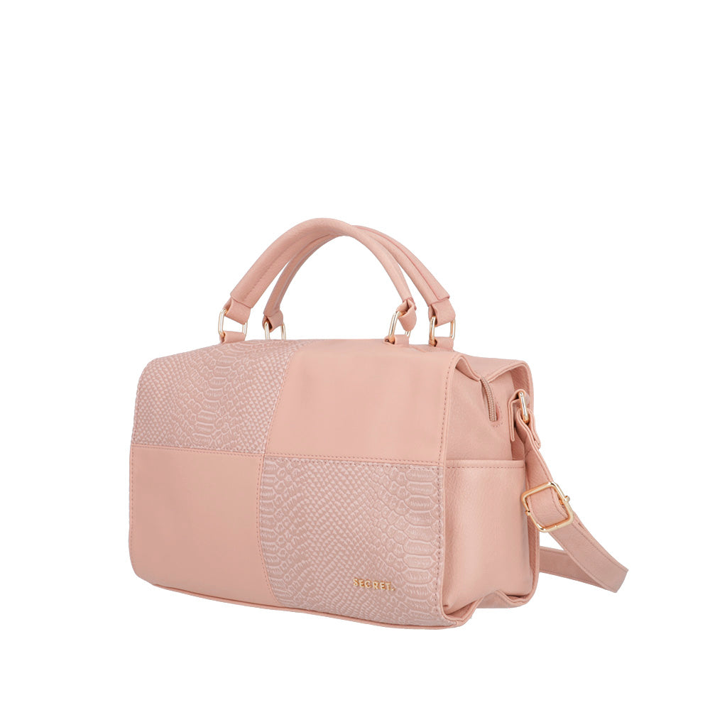 CARTERA DE MANO L HUNGRIA SS25 ROSA L
