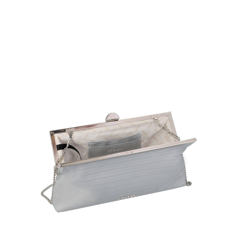 CARTERA DE FIESTA FETE SC6 PLATEADO SUAVE S