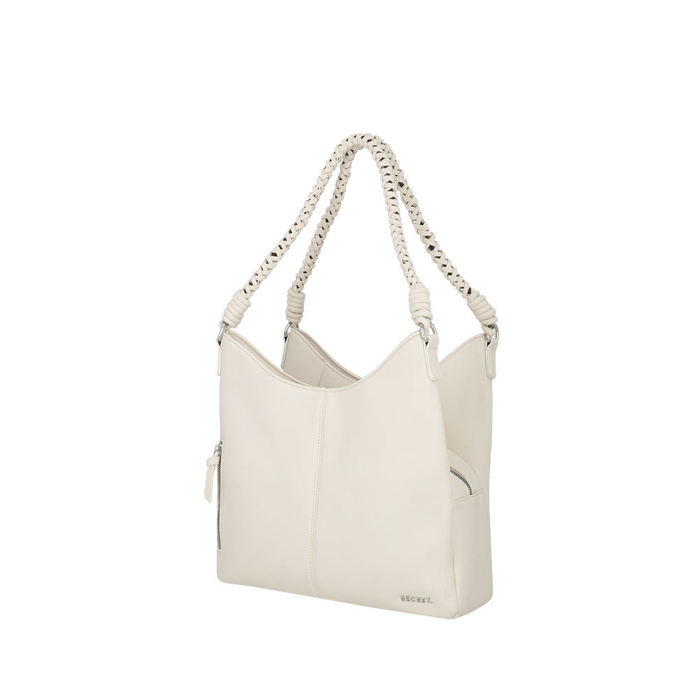 SHOULDER BAG L 3DV MONTSERRAT SS25 BEIGE