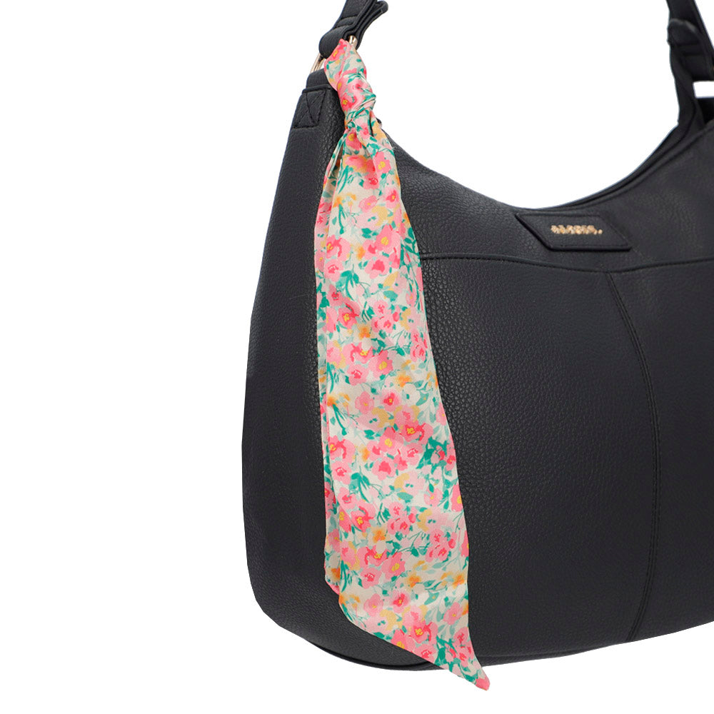 Cartera de hombro Montreal negra