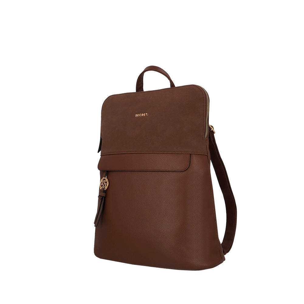 MOCHILA PARA NOTEBOOK LAURENS FW25 CAFÉ XL