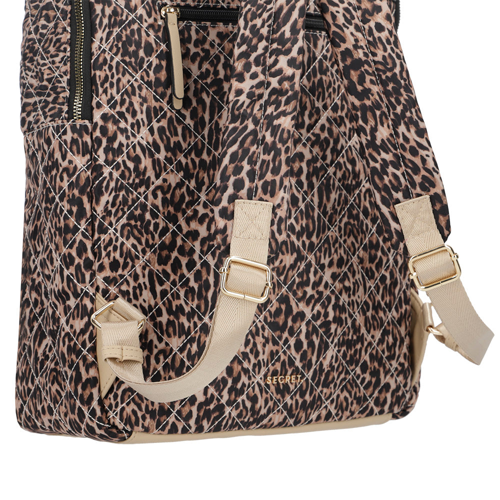 Mochila para notebook Ginza 14" leopardo