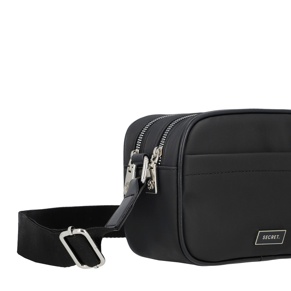 BANDOLERA MYKONOS SS25 NEGRO S
