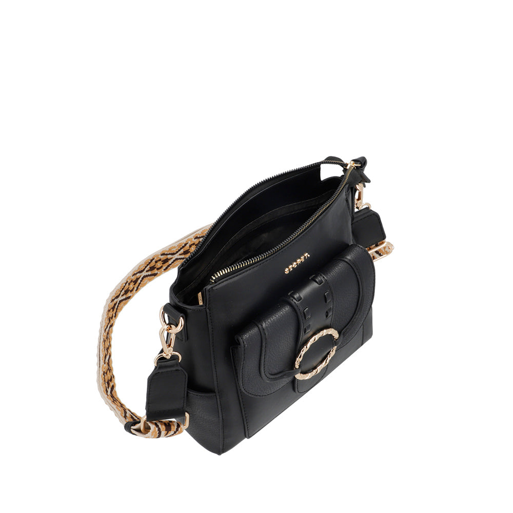 BANDOLERA MARRUECOS SS25 NEGRO M