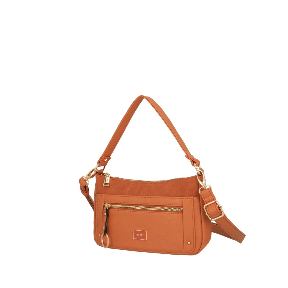 BANDOLERA LOURDES FW25 CAFÉ MEDIO S