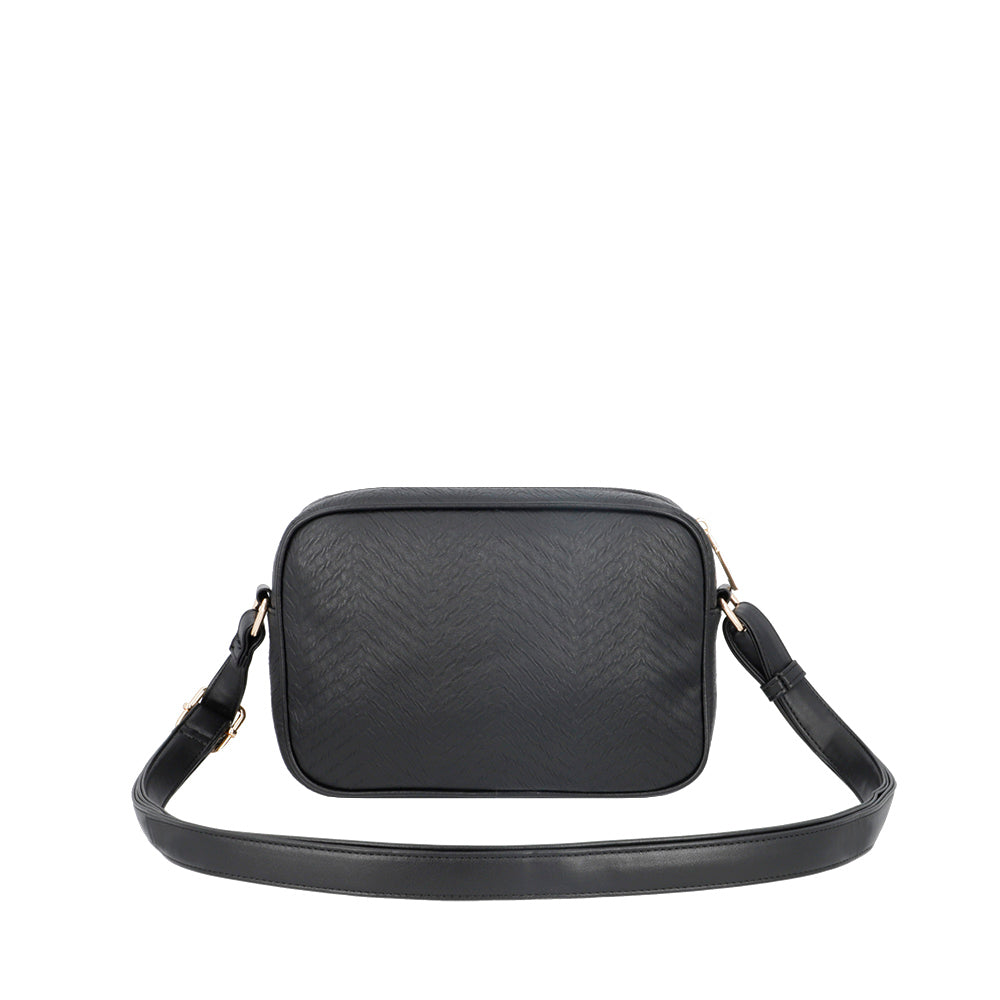 Bandolera Melbourne negra pequeña