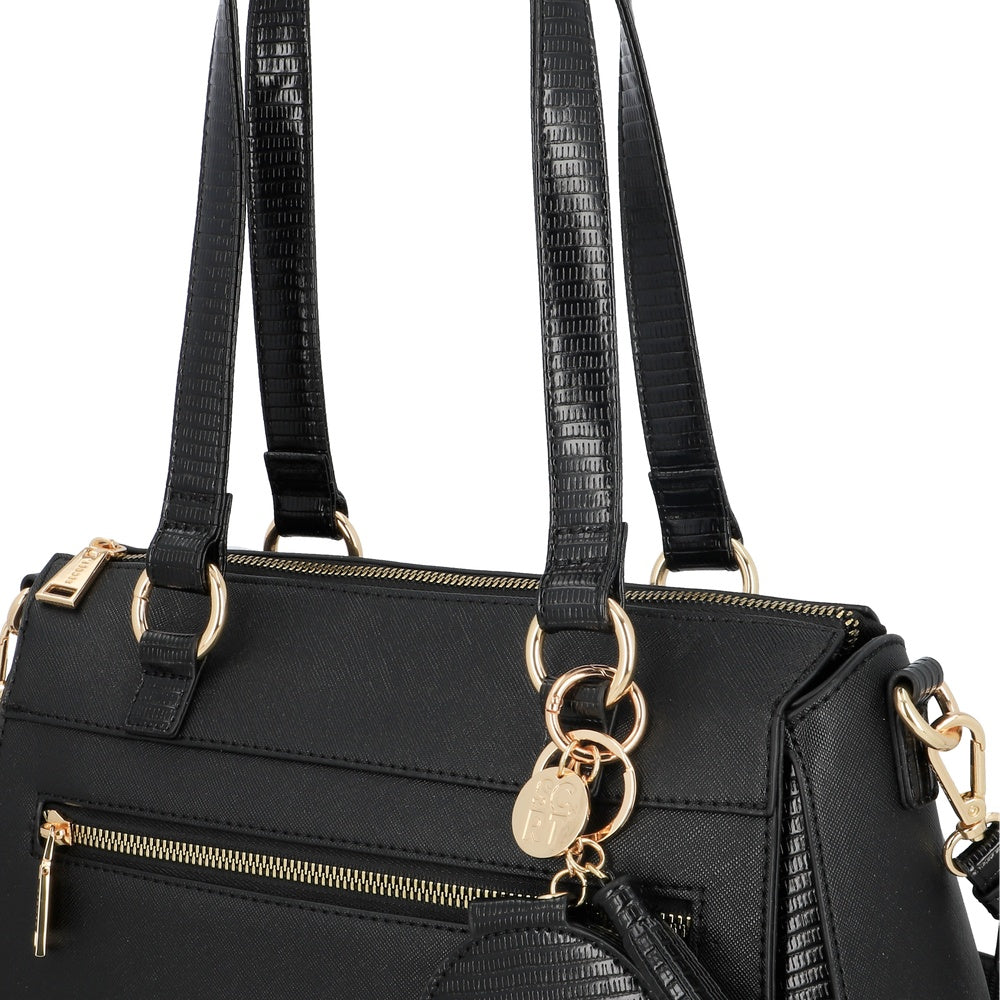 CARTERA DE HOMBRO ALBACETE FW25 NEGRO L