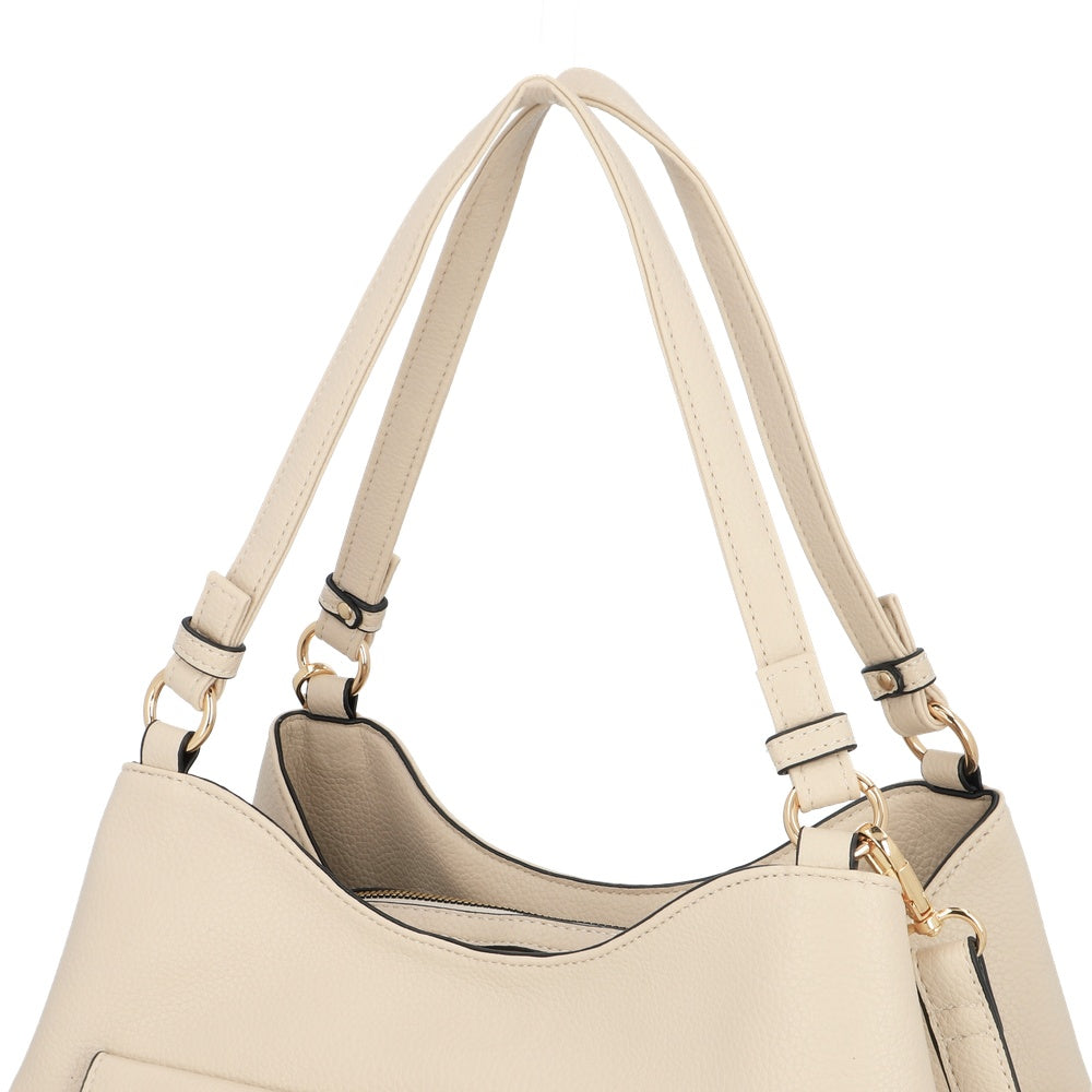 CARTERA DE HOMBRO BOMBAY SC6 BEIGE L 3DV