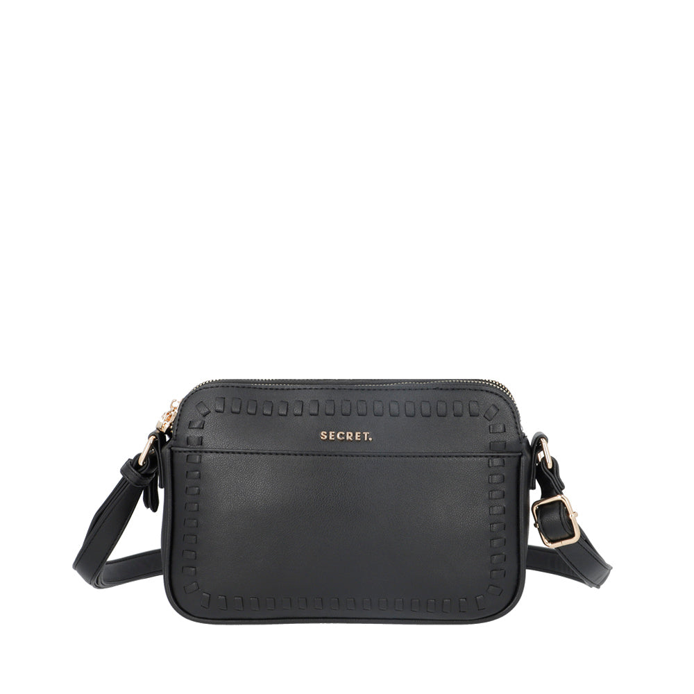 BANDOLERA MONACO SS25 NEGRO S