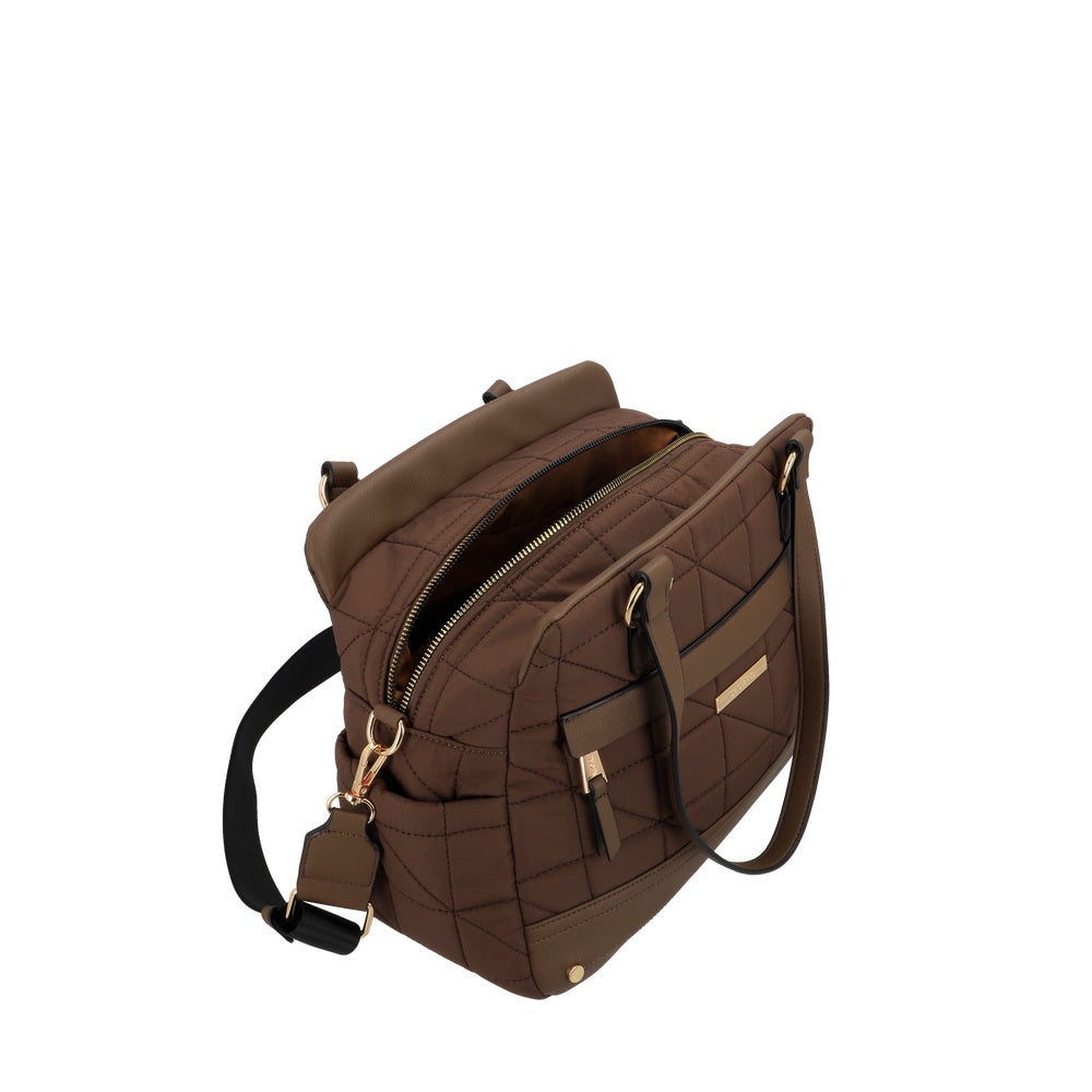 CARTERA DE HOMBRO ASPEN FW25 CAFÉ L