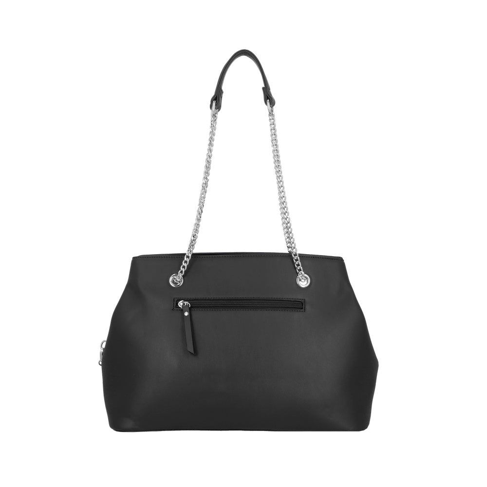 CARTERA DE HOMBRO POLONIA FW25 NEGRO L