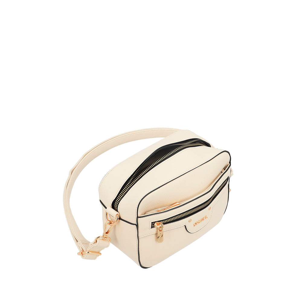 BANDOLERA LISSE FW25 BEIGE S
