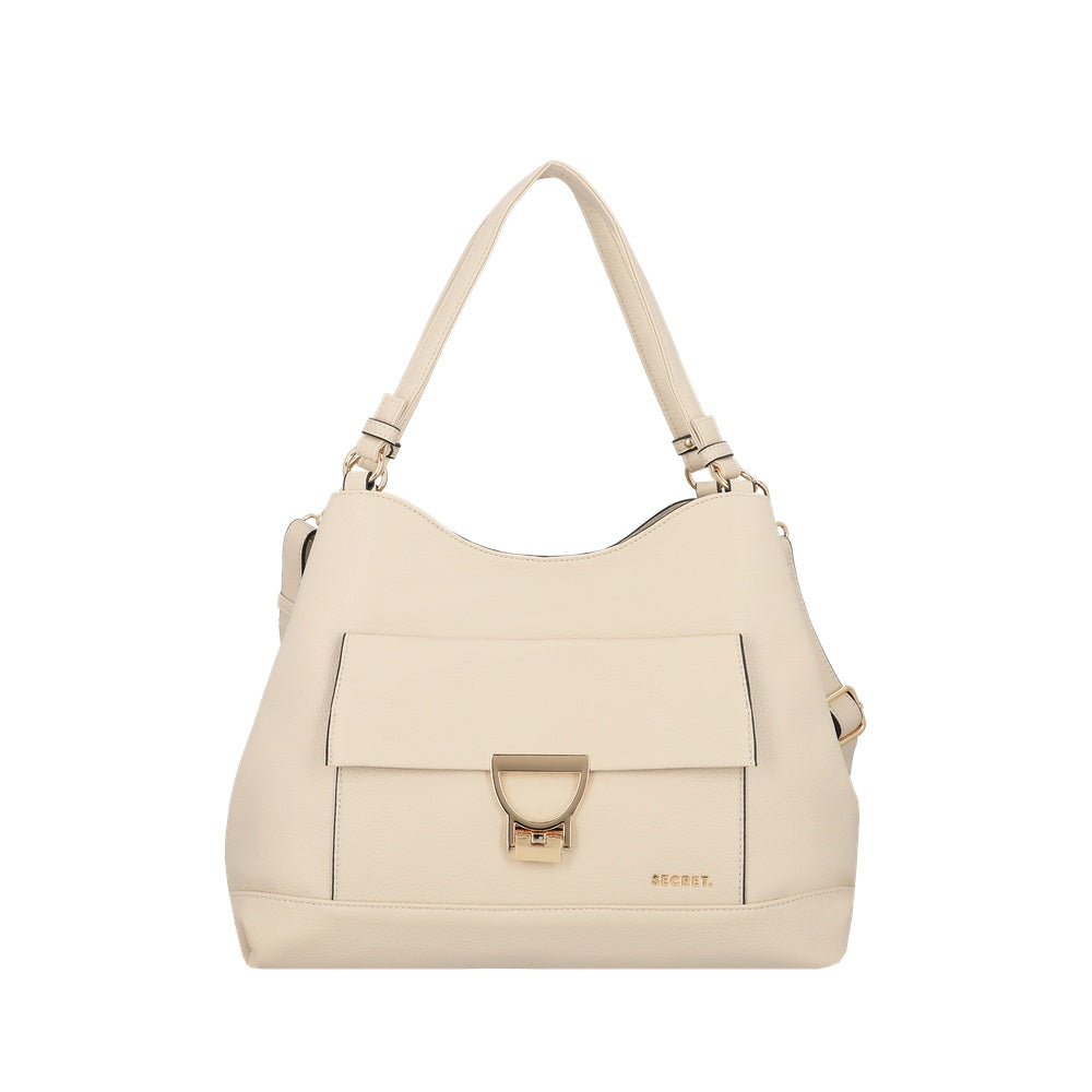 CARTERA DE HOMBRO BOMBAY SC6 BEIGE L 3DV