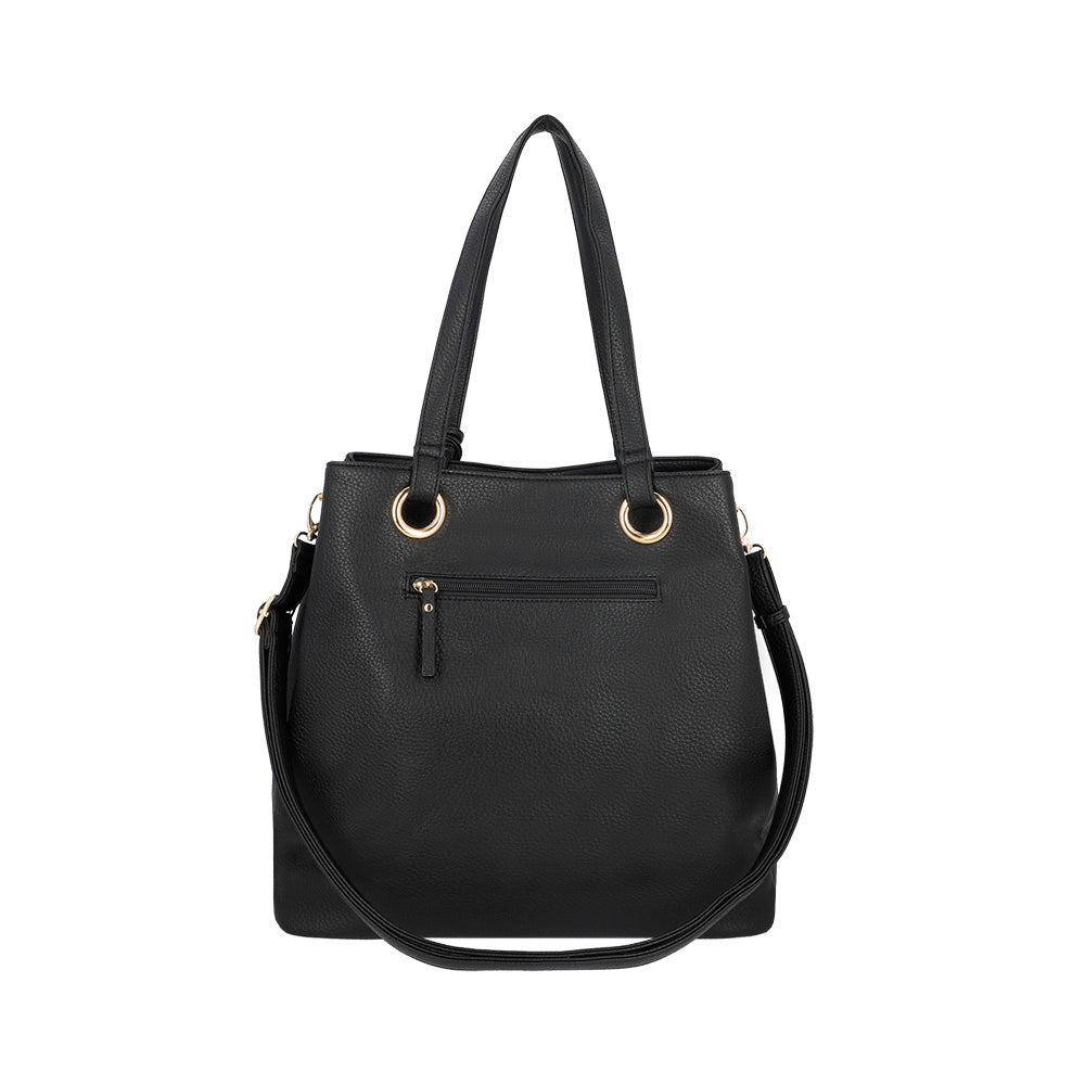 CARTERA DE HOMBRO SALAMANCA FW25 NEGRO L 3DV