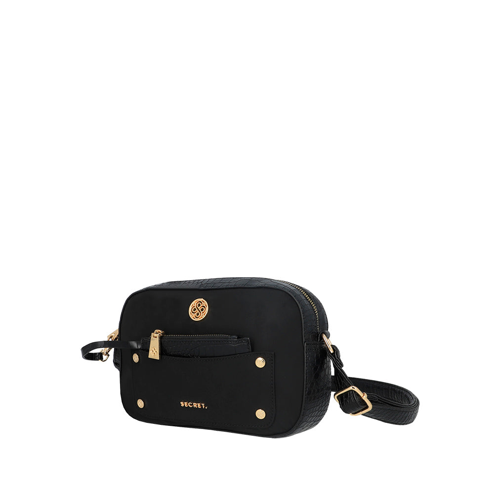 BANDOLERA GIRONA FW25 NEGRO S