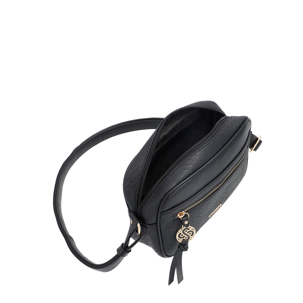 Bandolera Melbourne negra pequeña