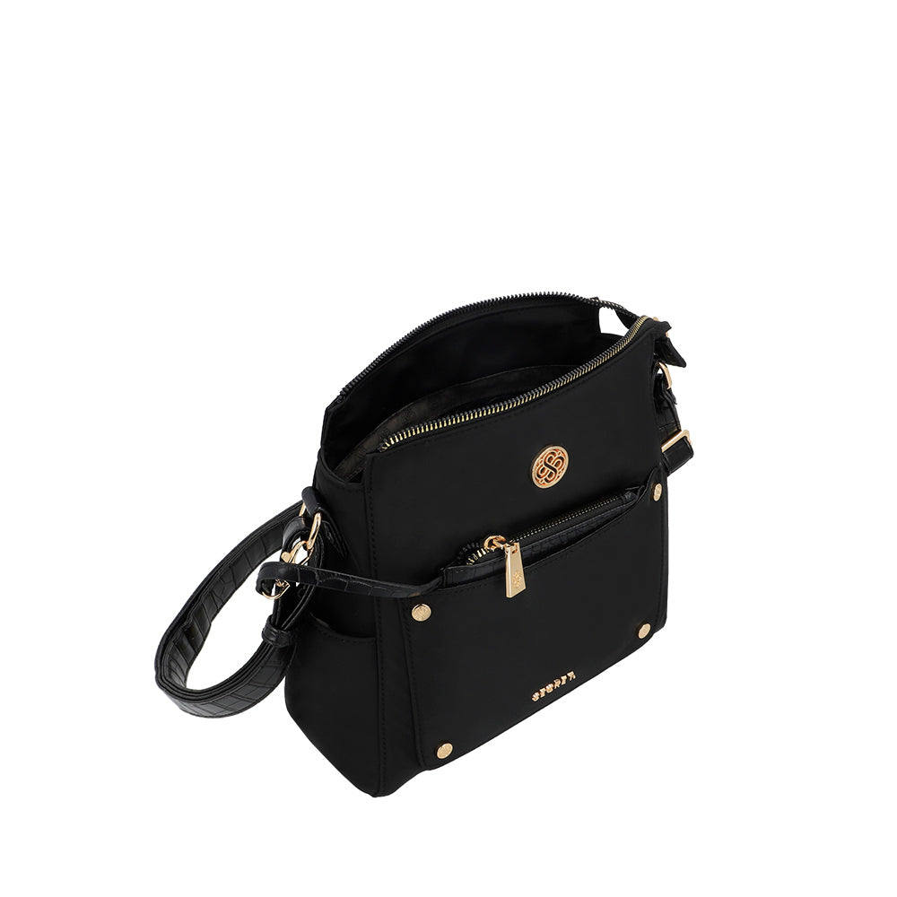 BANDOLERA GIRONA FW25 NEGRO M
