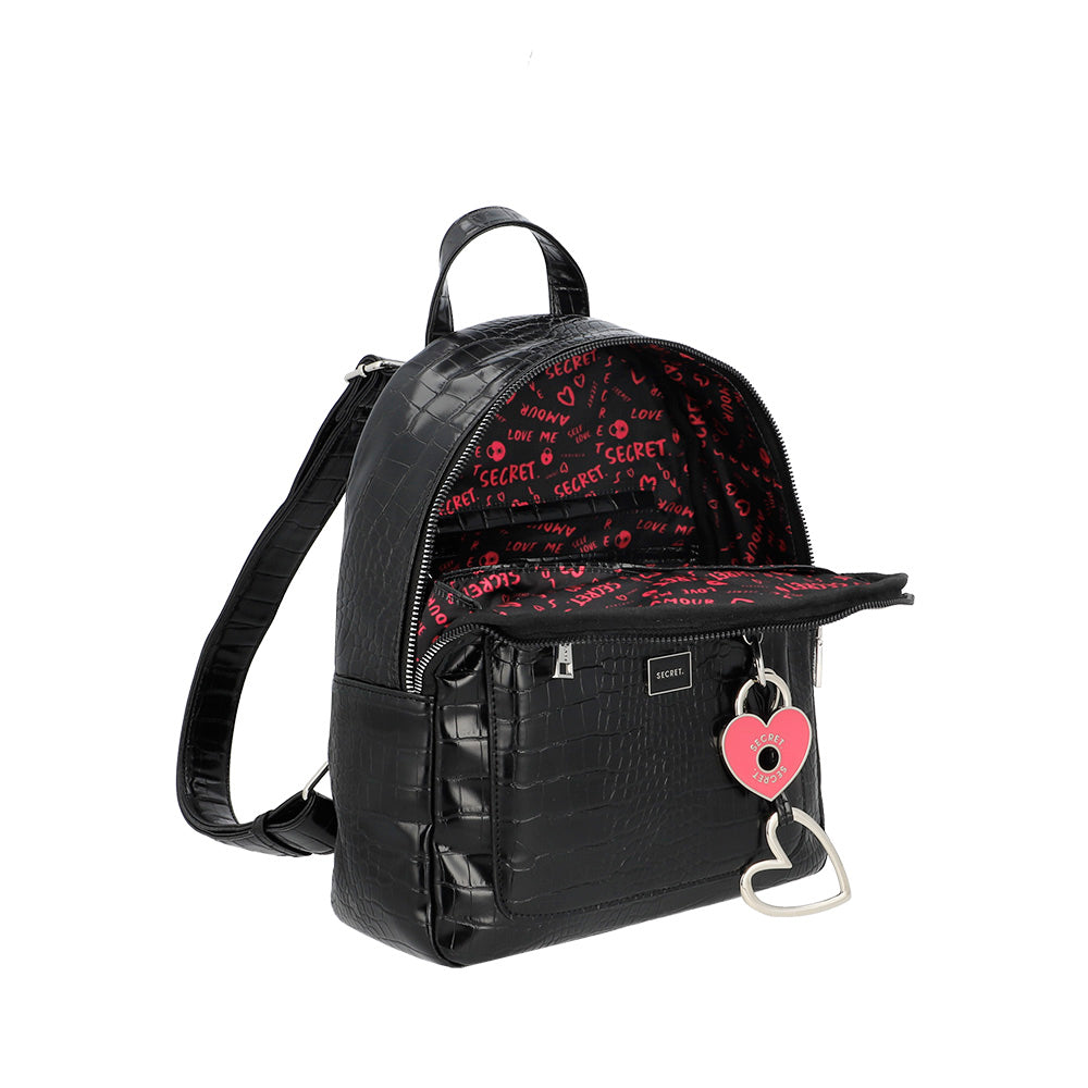 MOCHILA LOVE FW25 NEGRO M