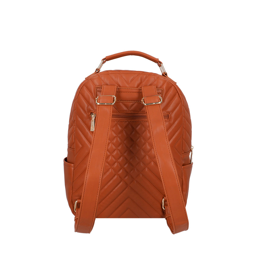 MOCHILA MILAN FW24 CAFÉ MEDIO L