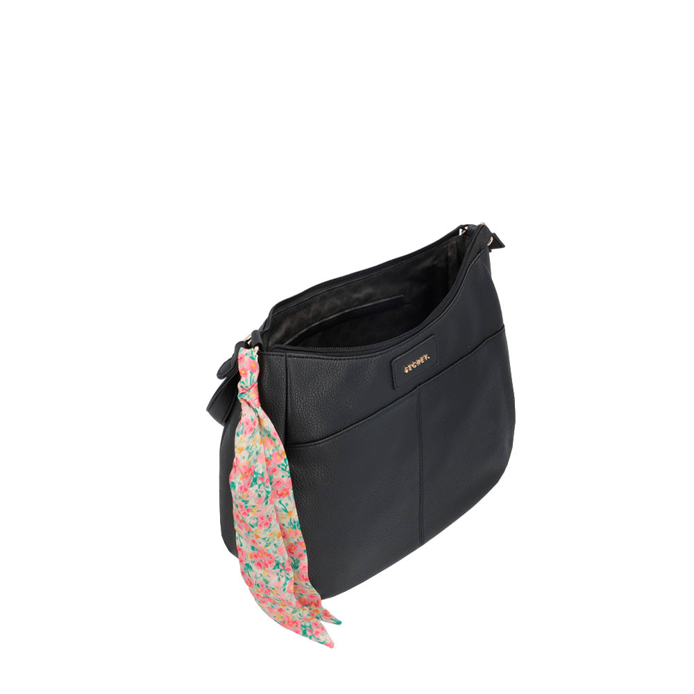 Cartera de hombro Montreal negra